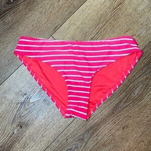 NWOT Sea Level Pink & White Striped Bikini Bottoms